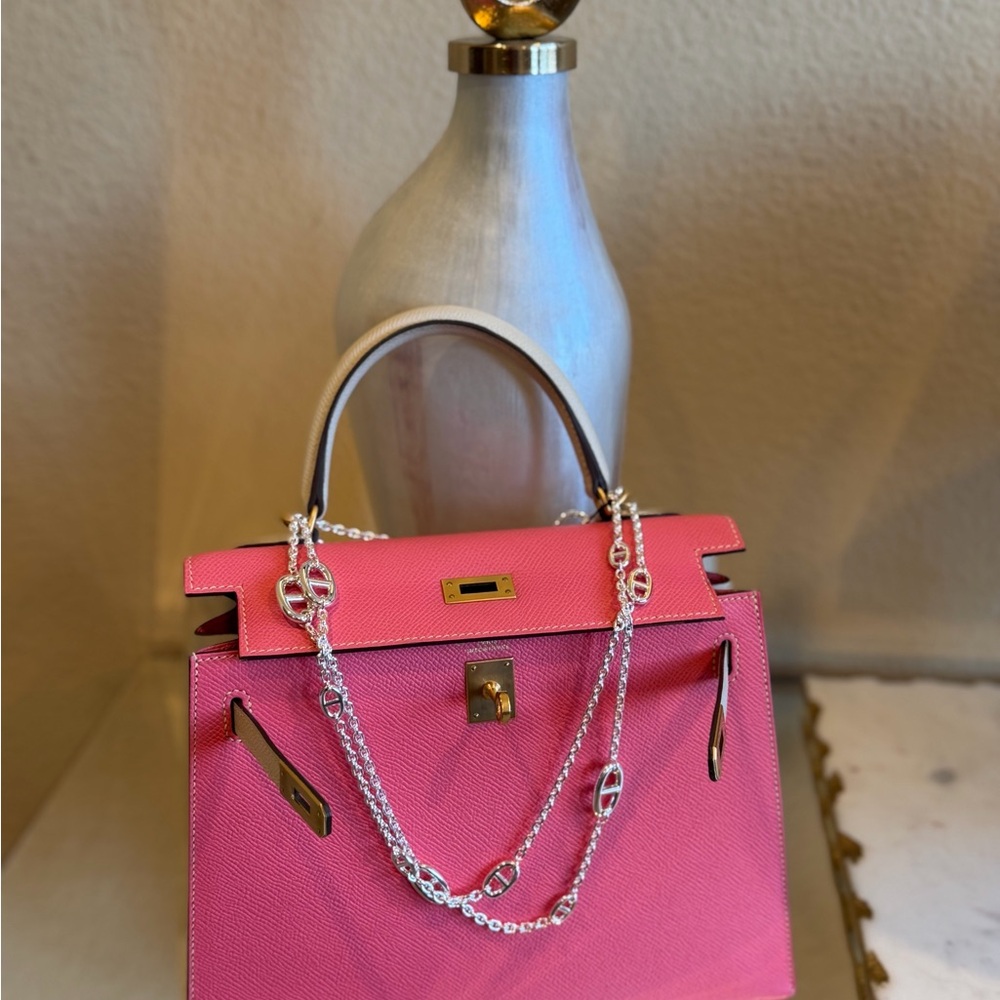 Hermes  HSS Pink with Craie and Brushed Ghw